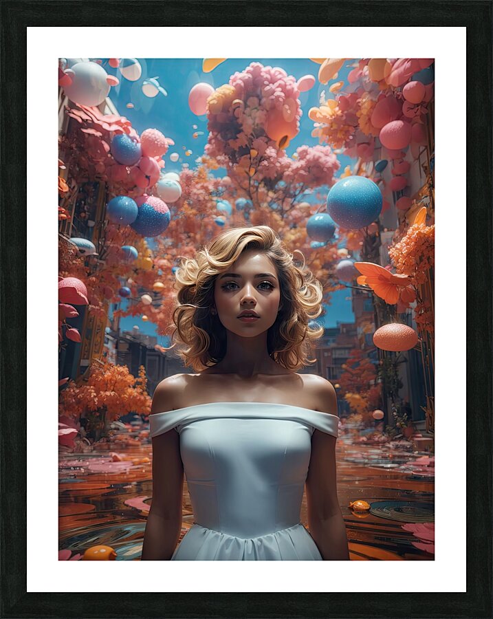 Virtual Surrealism Photography Picture Frame print