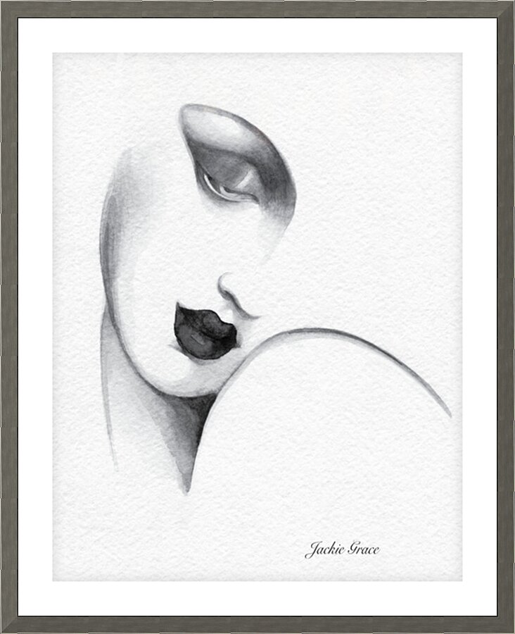 Misty  Picture Frame print