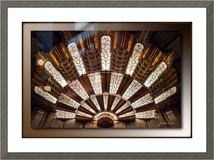 Glass Arch Deco Picture Frame print