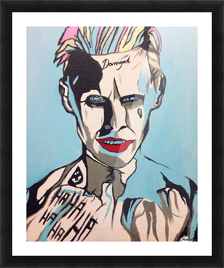 The Joker Picture Frame print