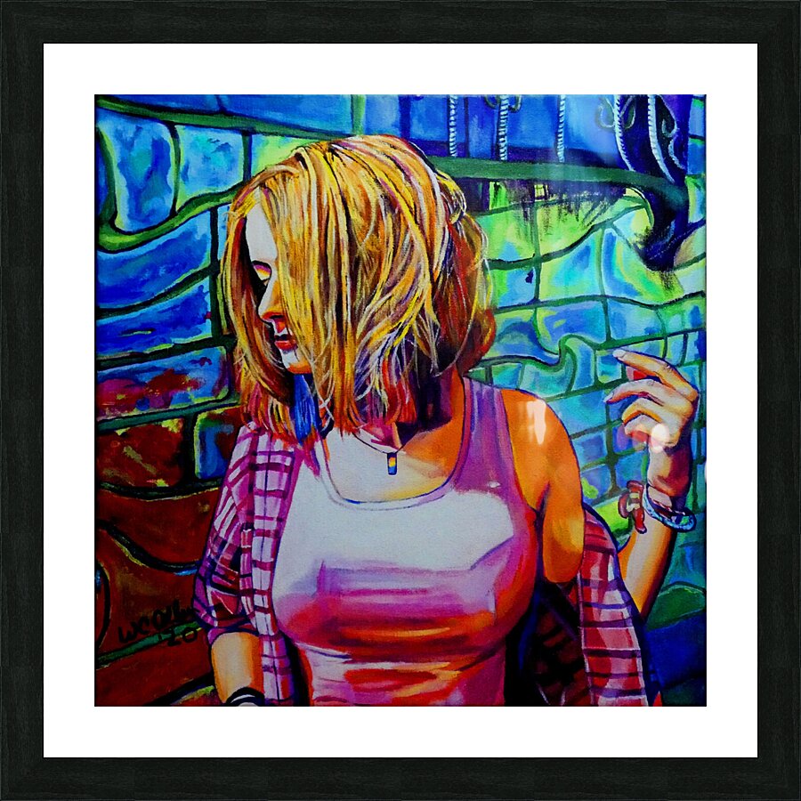Against the Wall  Framed Print Print