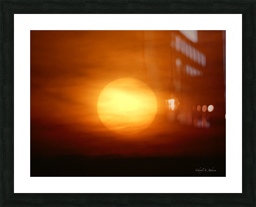 Sunset ~ Gun Lake 7-19-23 ~ 1 Picture Frame Printing