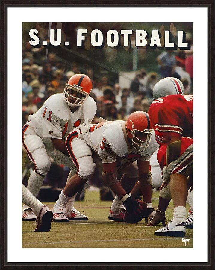 1980 Syracuse Football Art Picture Frame print