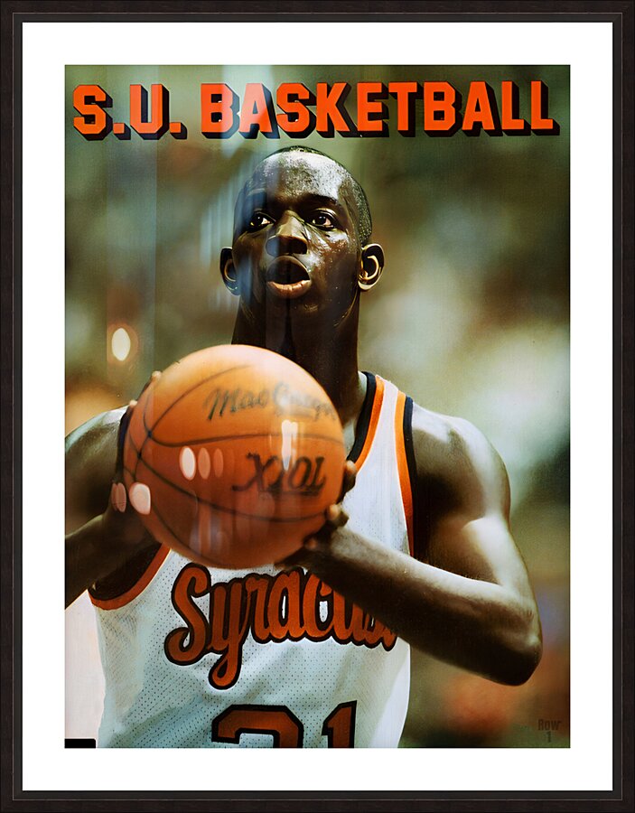 1985 Syracuse Basketball Pearl Washington  Picture Frame print