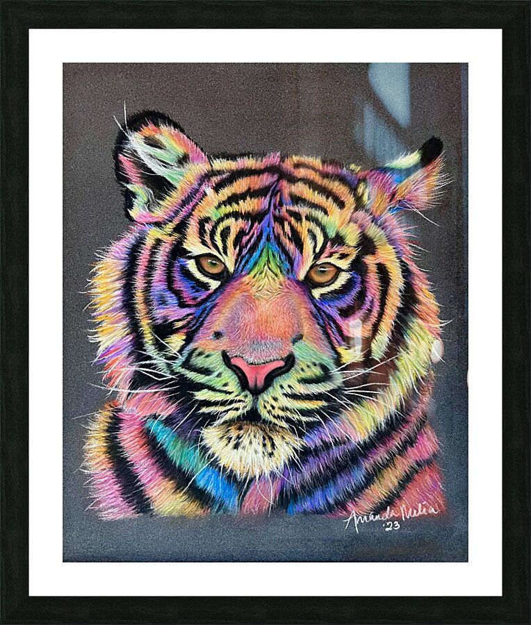 Le Tigre Fantasque Picture Frame print