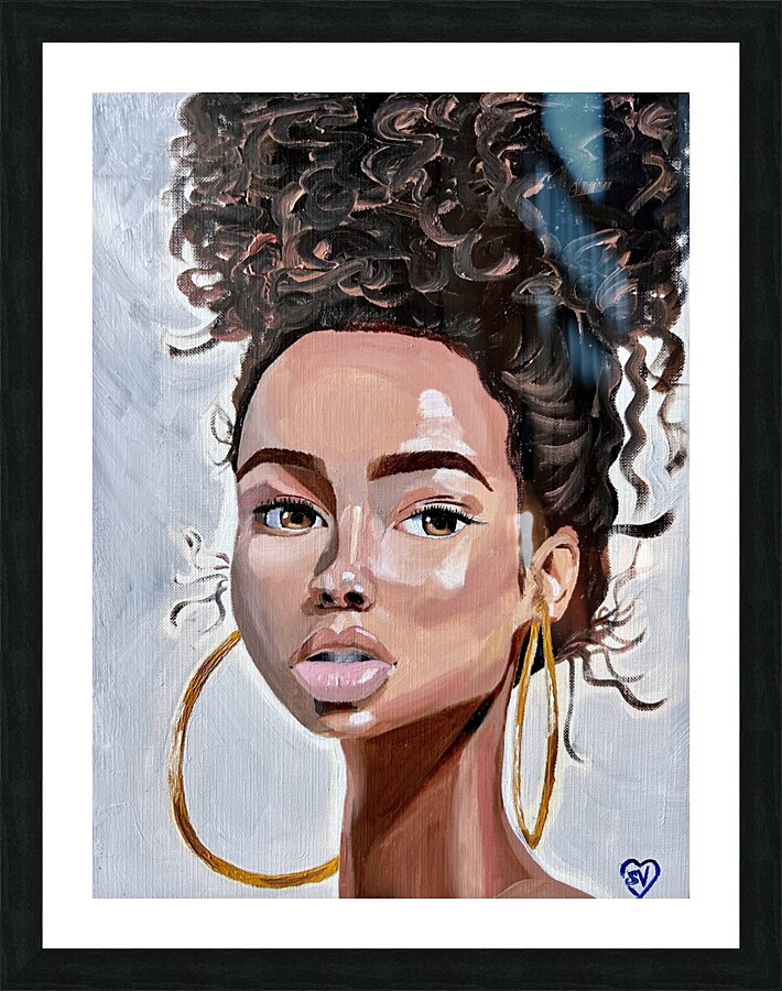 Gaze Picture Frame print