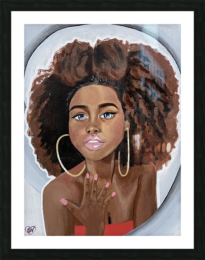 Goddess Mane Picture Frame print