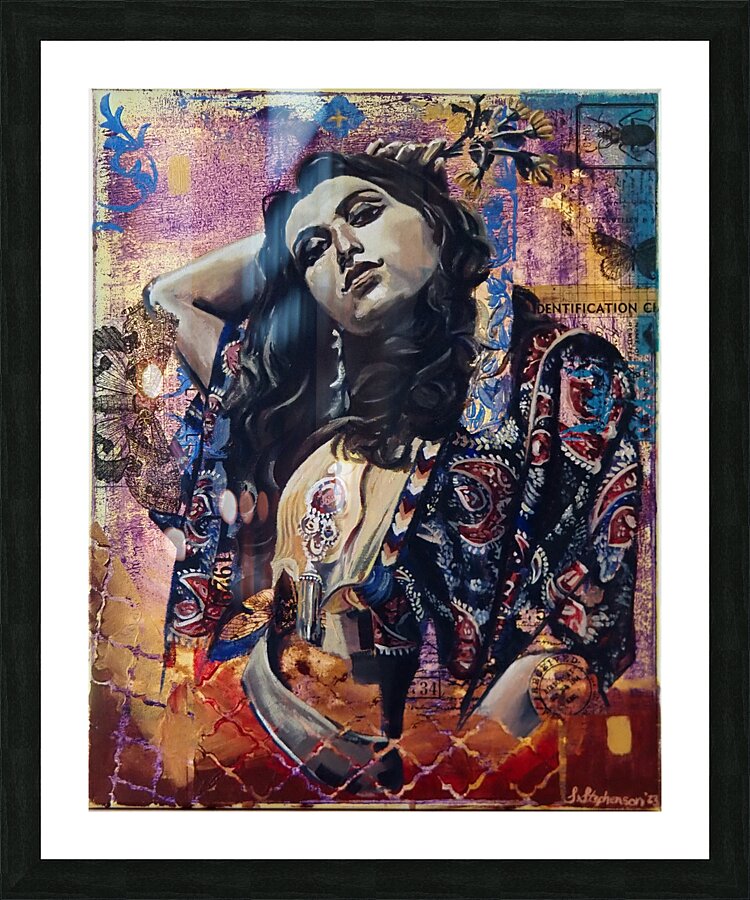 Gypsy Beauty Picture Frame print