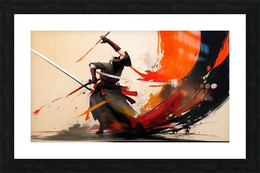  katana rule Picture Frame print