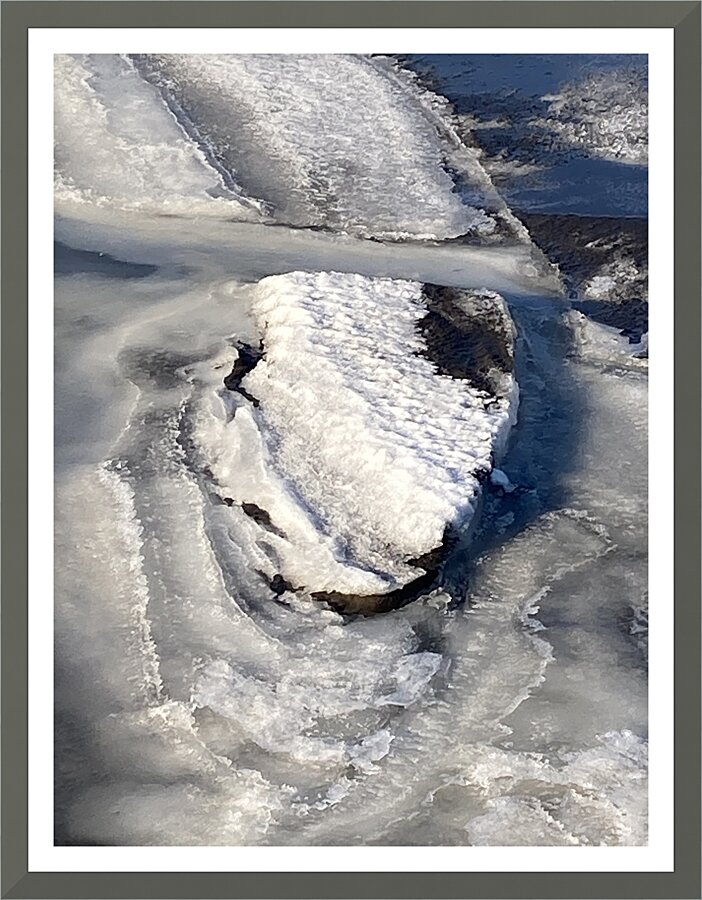 WinterBlues1 Picture Frame print