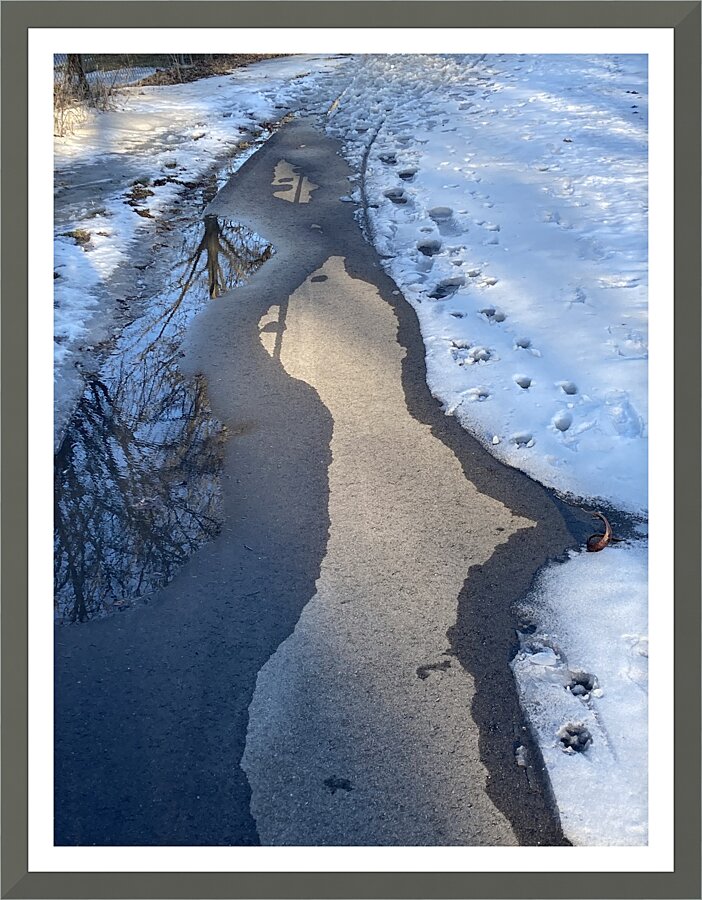 Winterwalk2 Picture Frame print