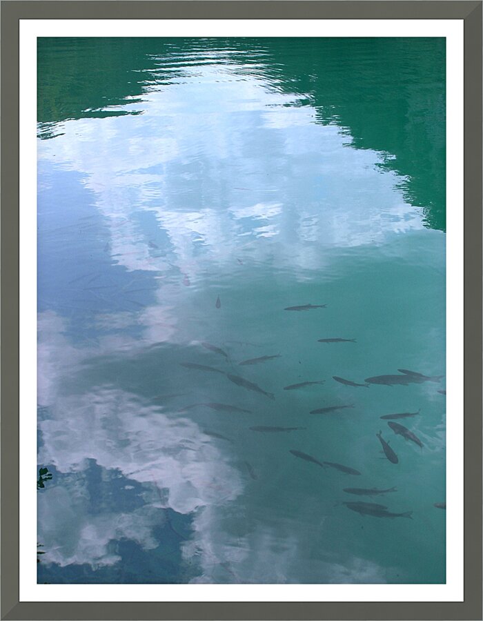 Plitvica Picture Frame print