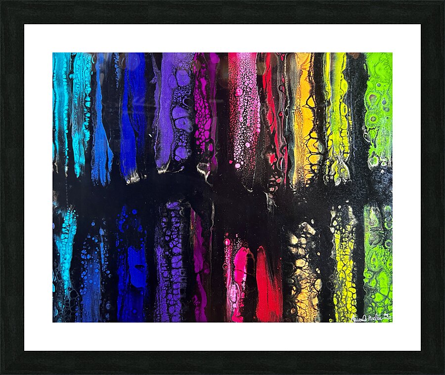 Northern Lights Picture Frame print