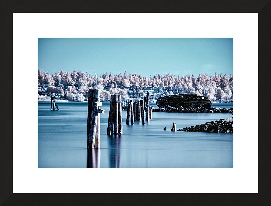 Royston Wrecks  IR 2 Picture Frame print