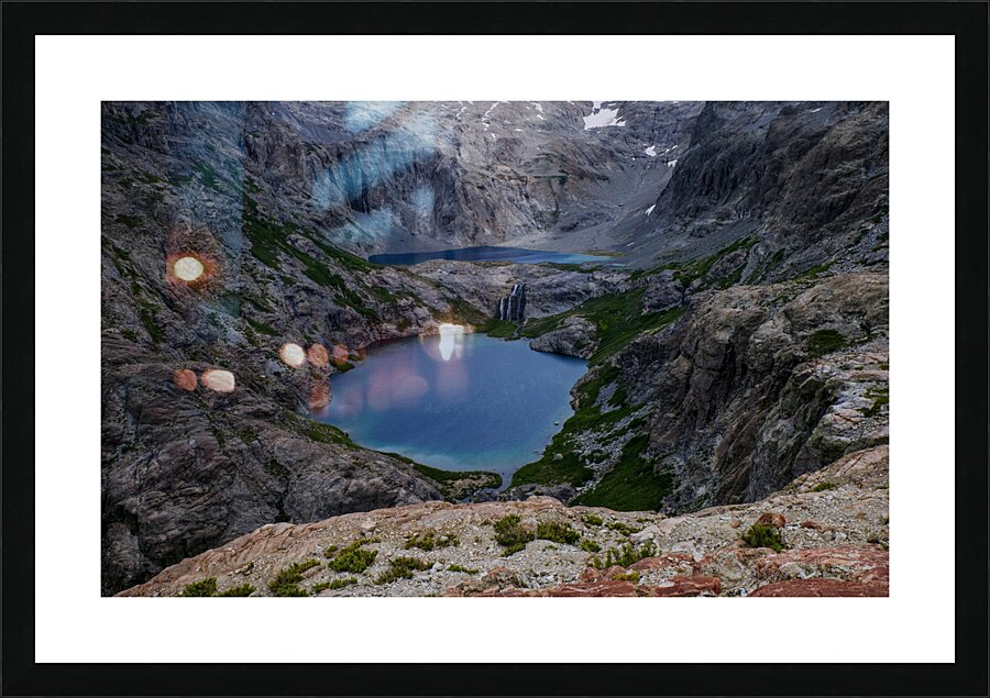 Lagunas Verdes Picture Frame print