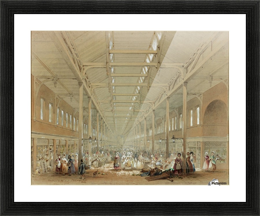 Newcastle great hall Picture Frame print