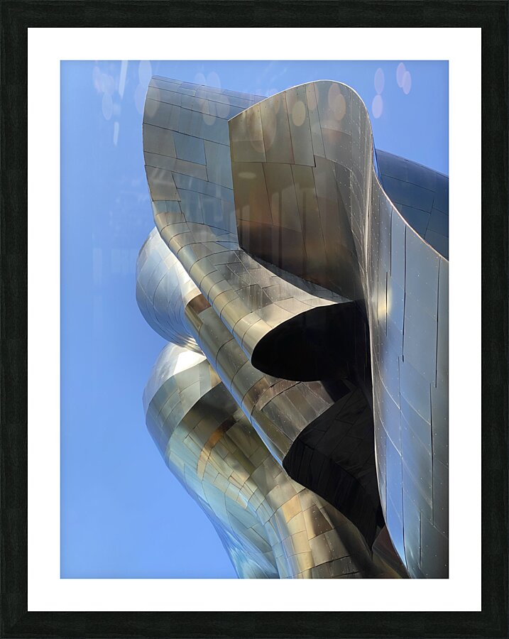 Modern Arts Museum Facade  Framed Print Print