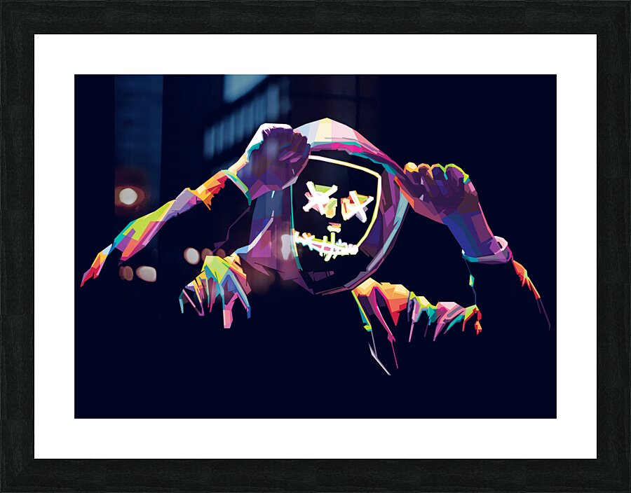 Neon Picture Frame print