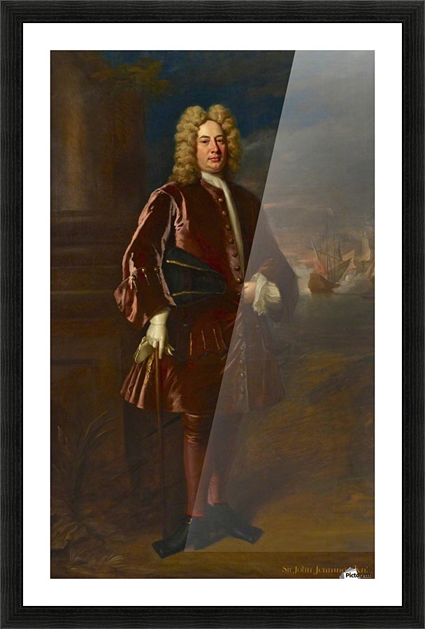 Admiral Sir John Jennings Picture Frame print