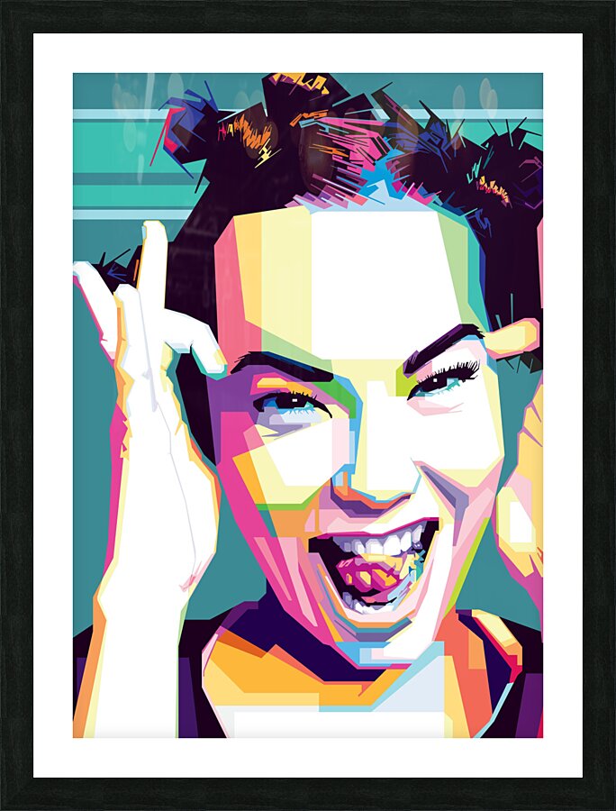 Bjork Picture Frame print