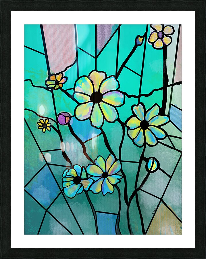 Daisy Picture Frame print