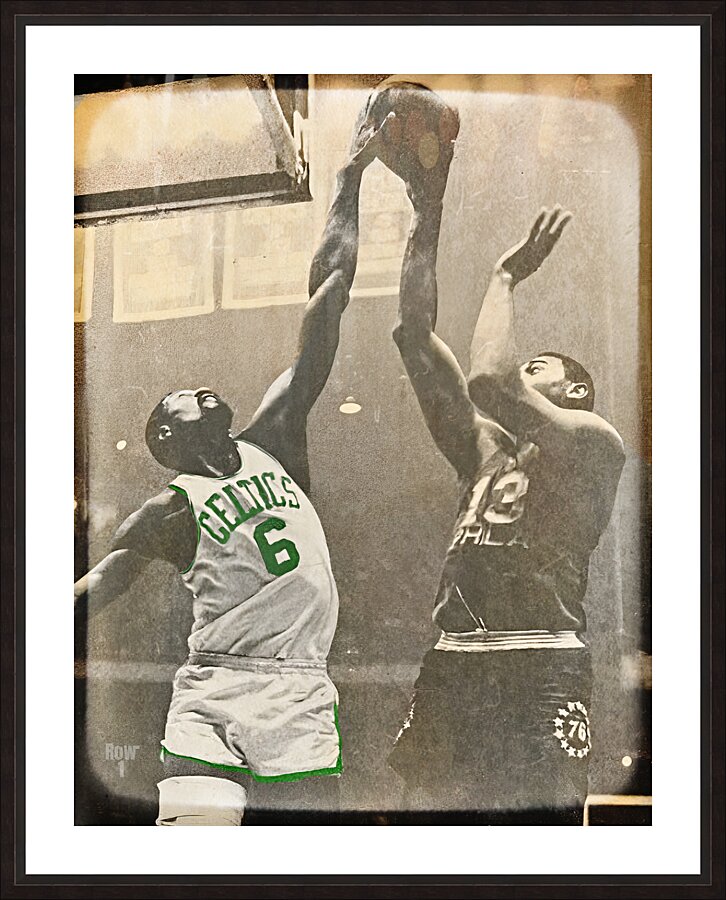 Vintage Boston Celtics Viewfinder Art Picture Frame print
