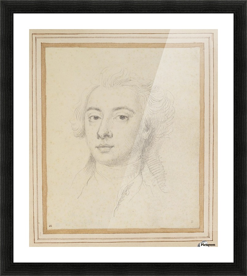 Portrait of Francisco Algarotti (1712-1764) Picture Frame print
