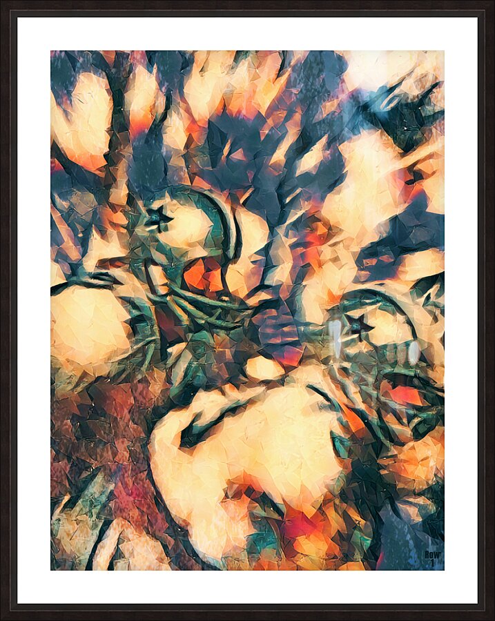 Dallas Cowboys Throwback Abstract Art Picture Frame print