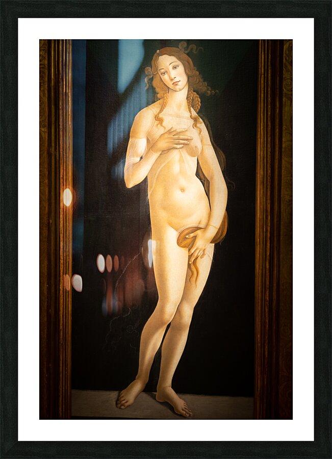 The painting of Venus by Sandro Botticelli oil on canvas 1490 Picture Frame print