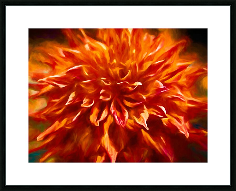 Dahlias are the Best Picture Frame print