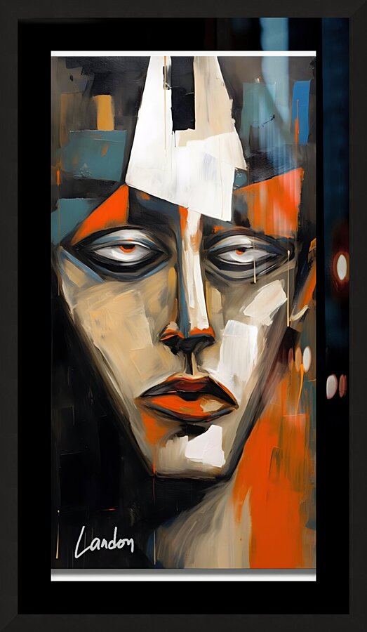 Picasso Men 2 Picture Frame print