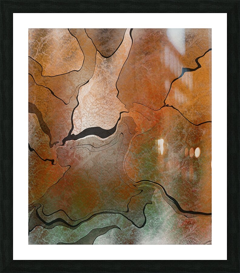 Joyous Melange - Abstract Nature Art Print Picture Frame Printing