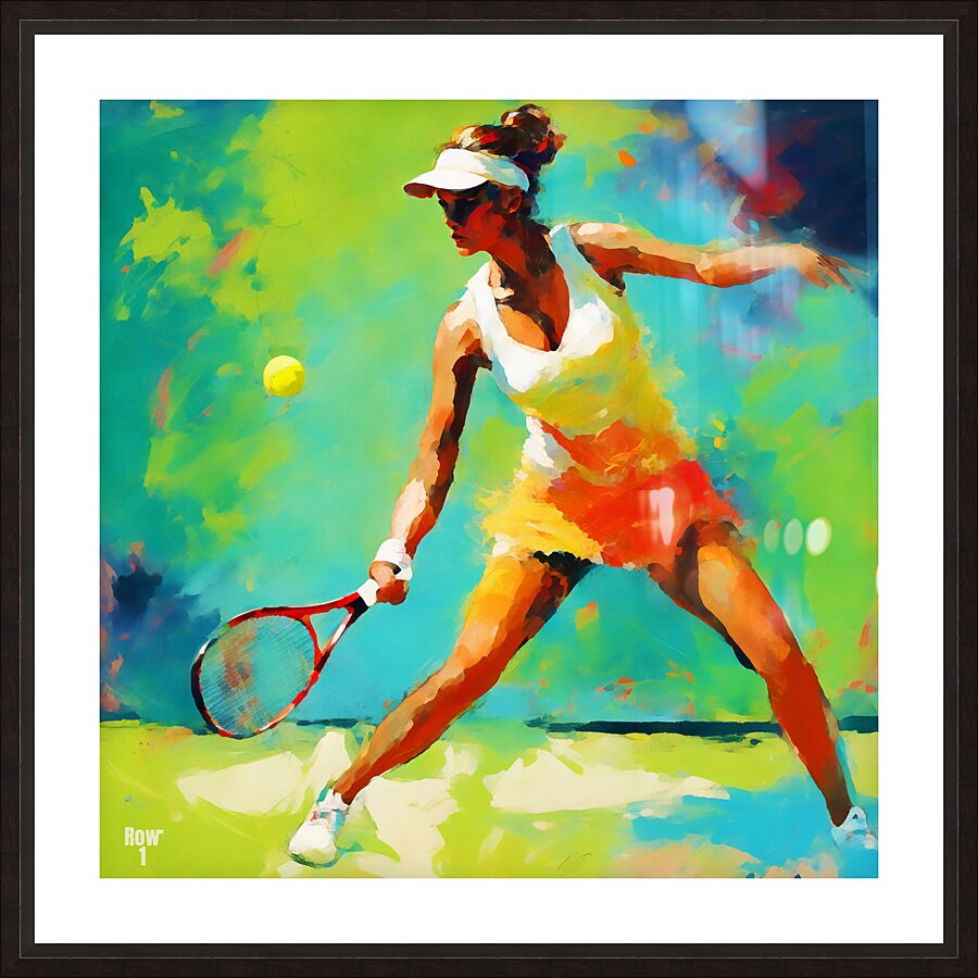 Summer Day on the Court Picture Frame print