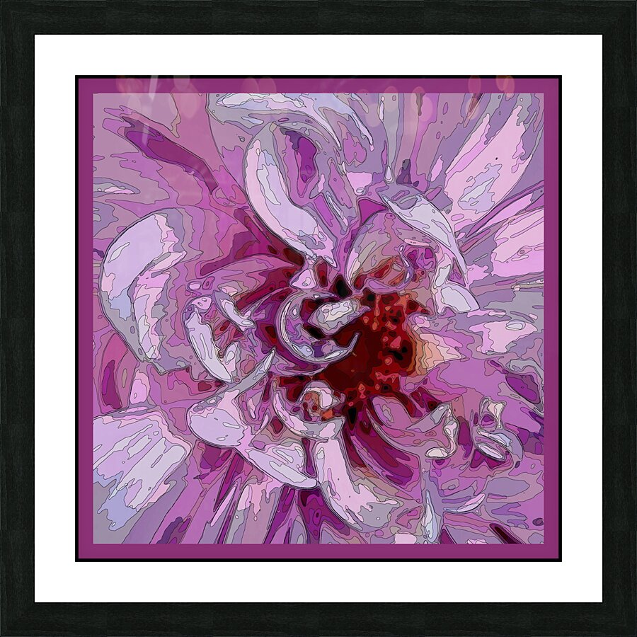 PEONY 001 Picture Frame print