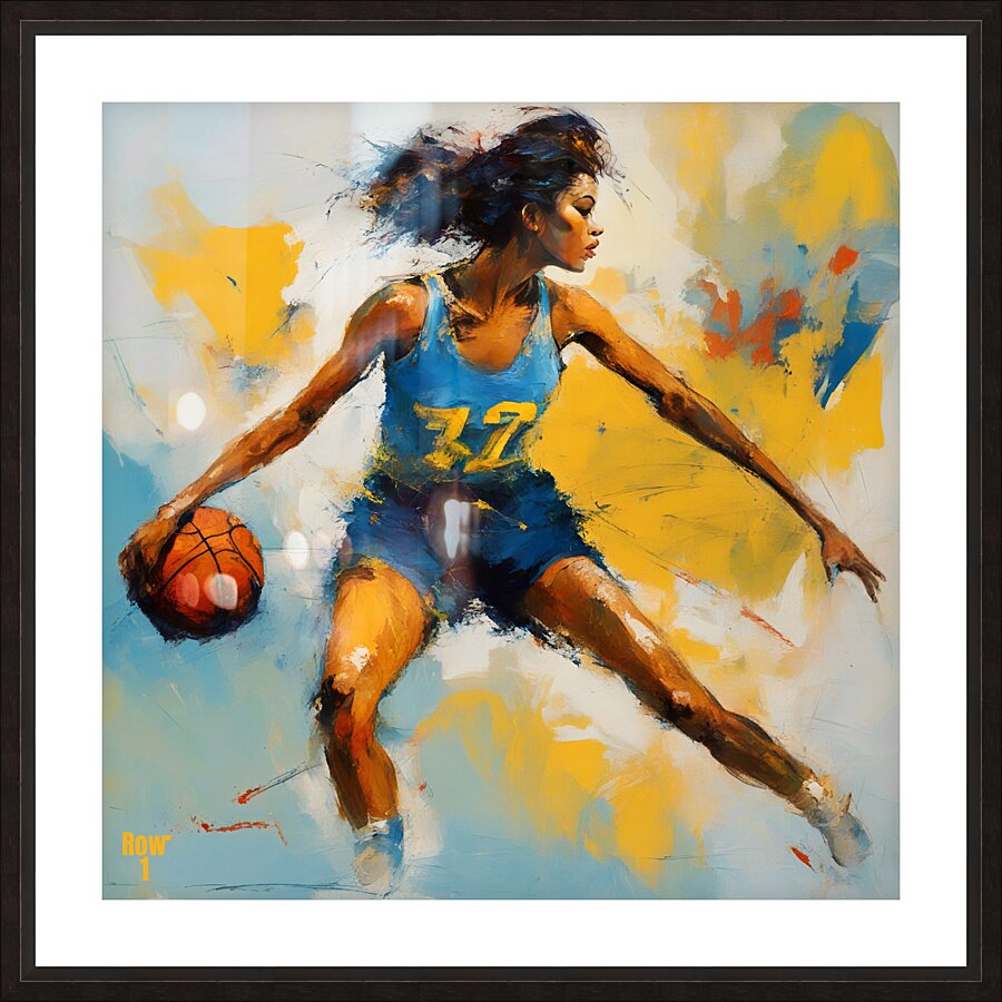 Hoops Beauty II  Framed Print Print
