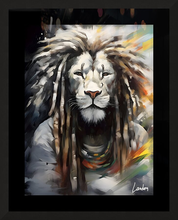 The Reggae Lion 1 Picture Frame print