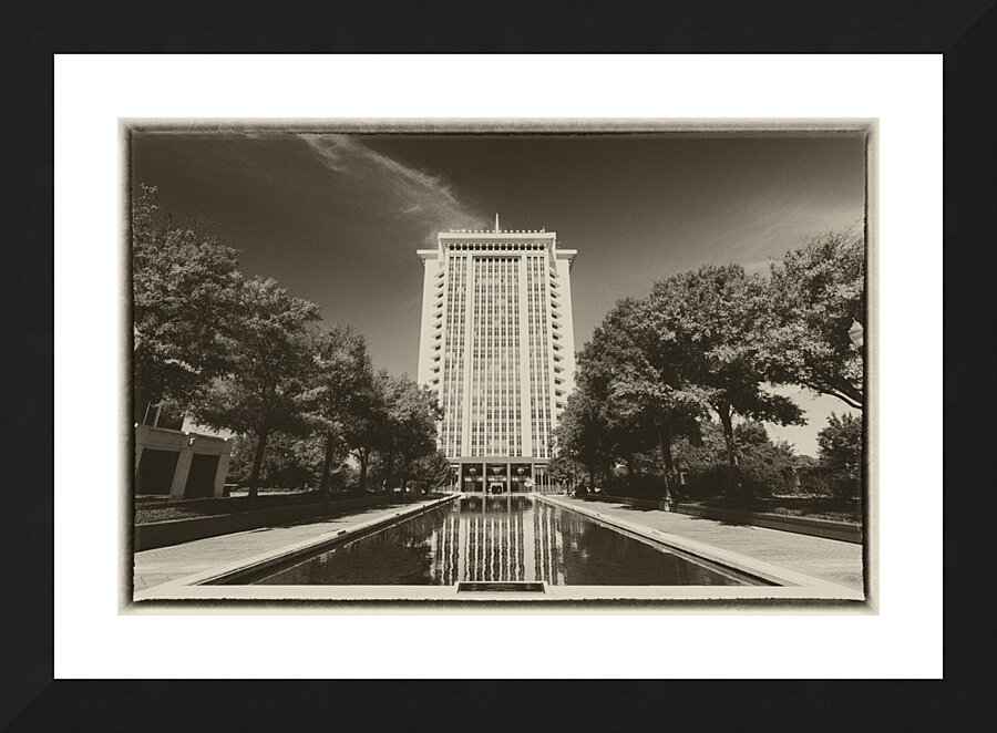 RSA Building Montgomery in Sepia Picture Frame print