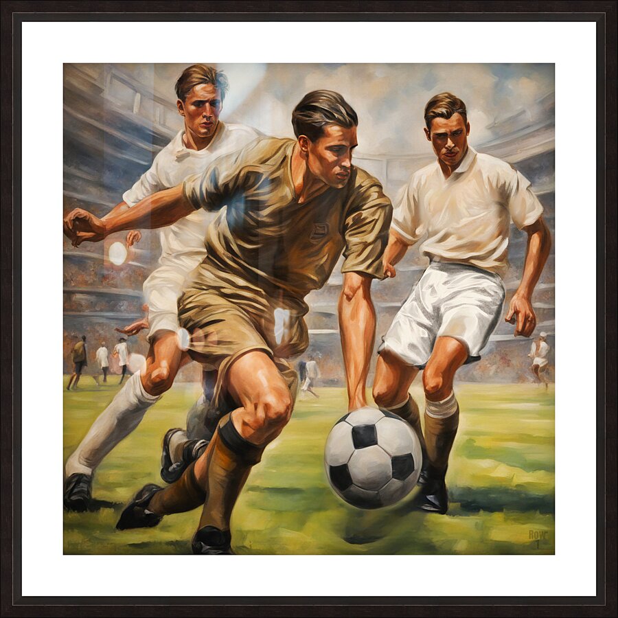 Afternoon Match  Framed Print Print
