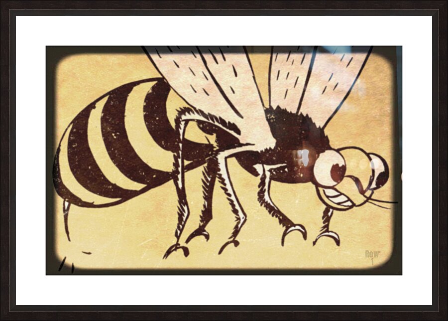 1938 georgia tech art viewfinder slide remix Picture Frame print