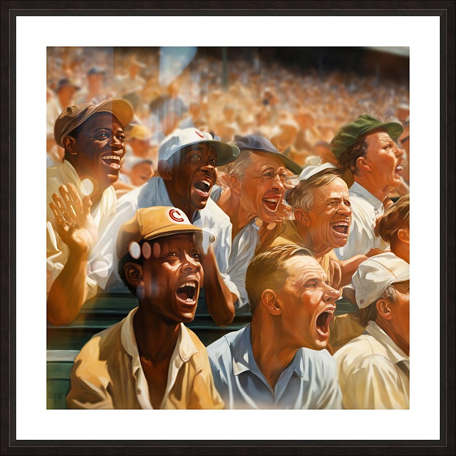 Loving the Game   Framed Print Print