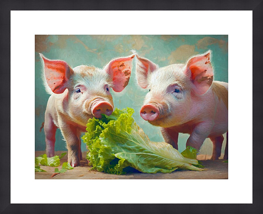 Piggy Went to Market Picture Frame print