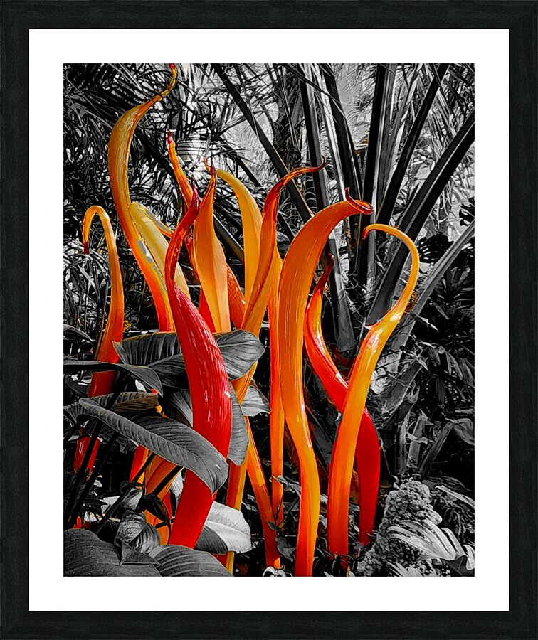 Glass Sculpture  Framed Print Print