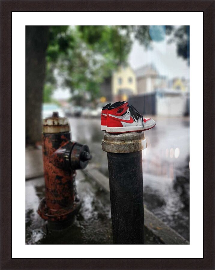 Queens Rain Picture Frame print