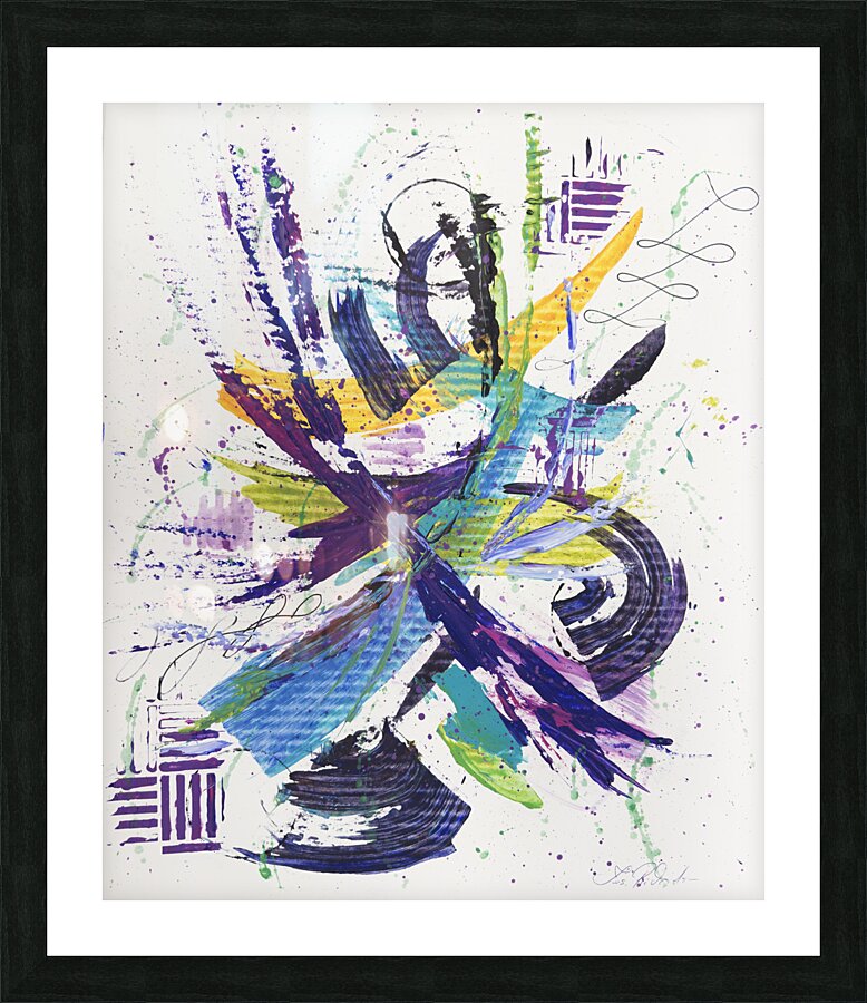 Colorful Madness Picture Frame print