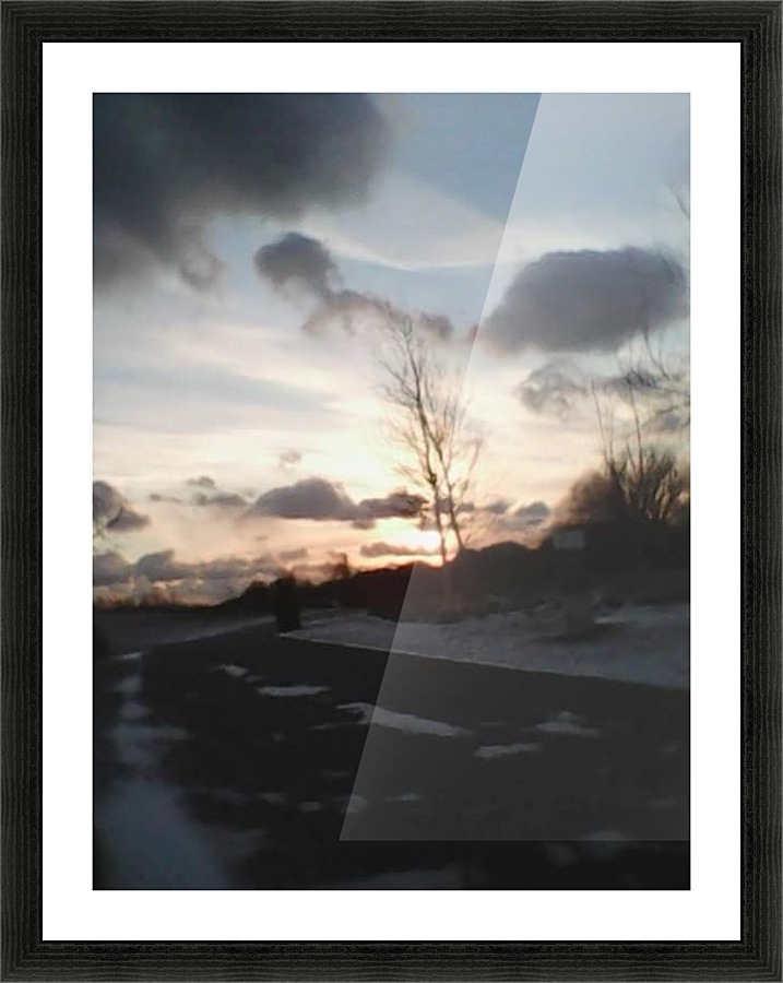 Winter Season at Lake Ontario Picture Frame print