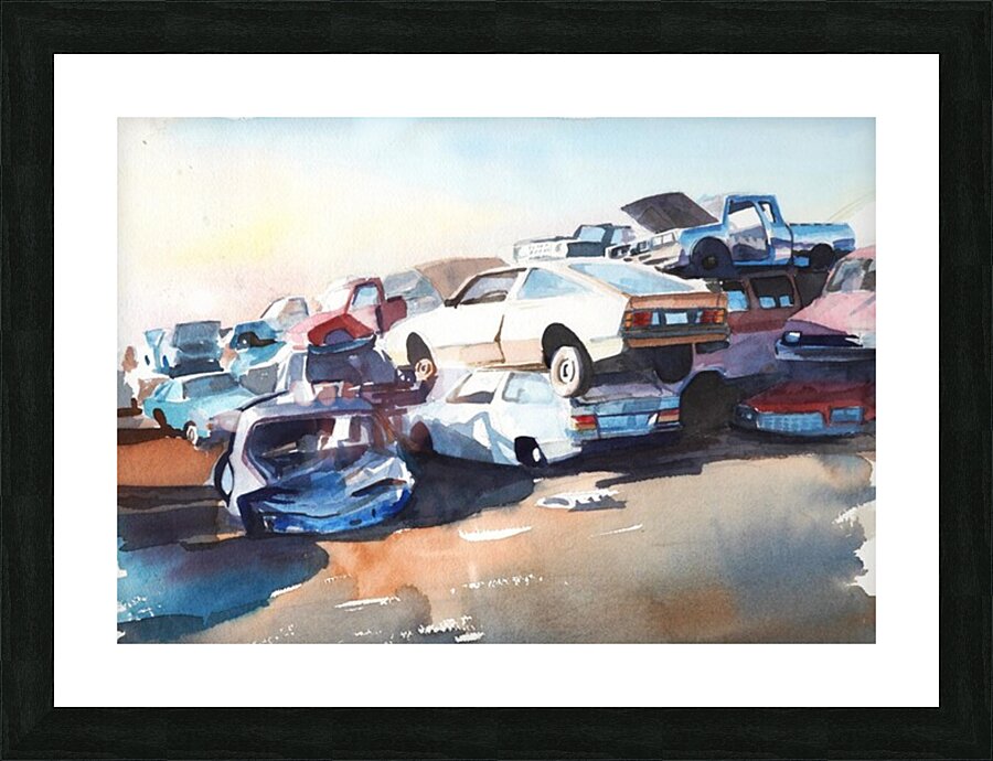 Built to Rust  3 Picture Frame print