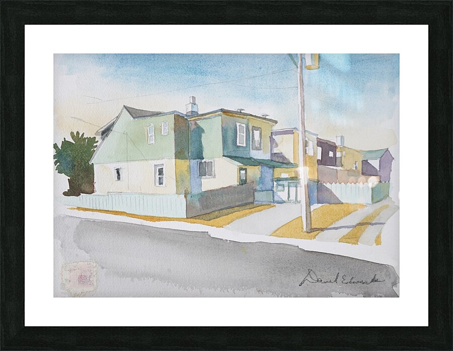 Toronto House Picture Frame print