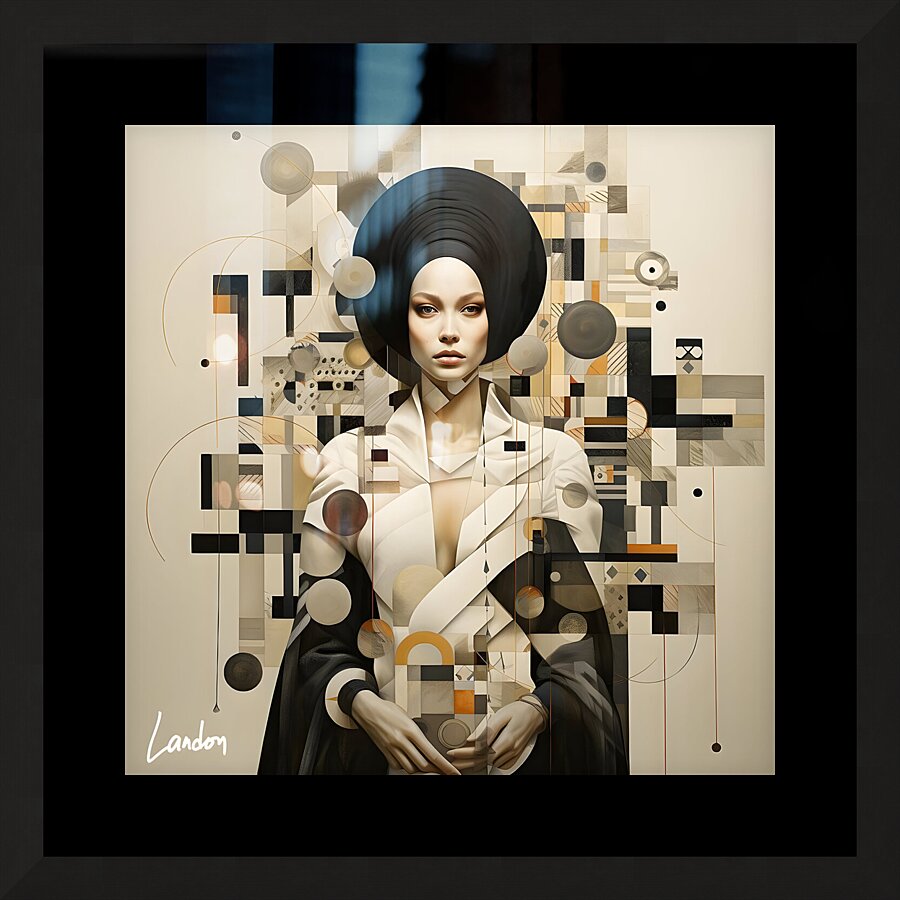 Ethnic Beauty 3 Picture Frame print