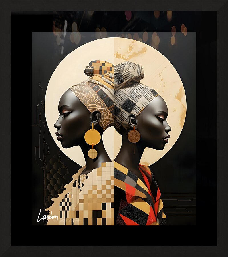 Back To Women 1 Picture Frame print