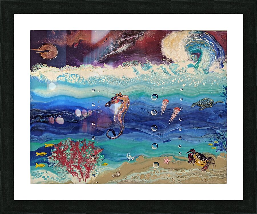The Sea Picture Frame print
